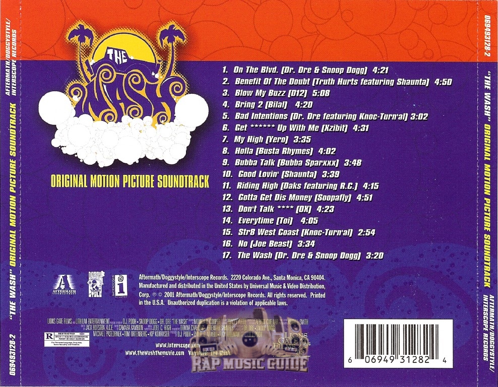 The Wash - Soundtrack: 1st Press. CD | Rap Music Guide